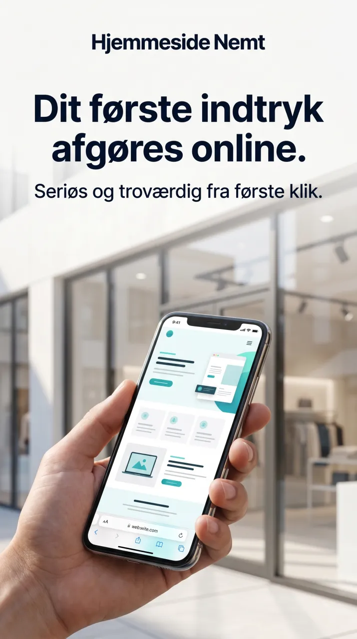 Hjemmeside Nemt: dit første indtryk afgøres online