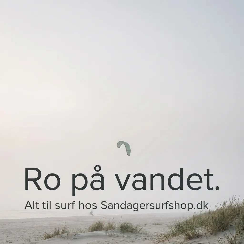 Watersports: kite på diset strand