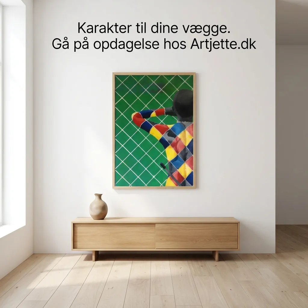 Artjette.dk: minimalistisk kunstværk i stue